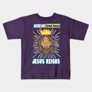 Jesus Reigns Kids T-Shirt